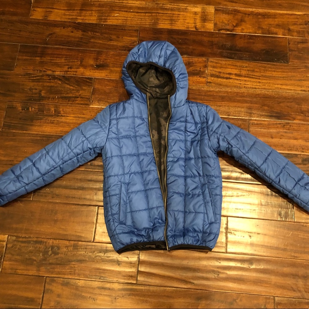 Stylish, reversible, soft puffer soft kids jacket